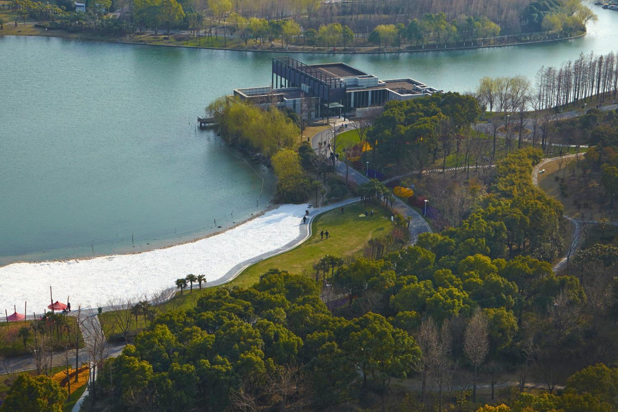 Shanghai Marriott Hotel Parkview Exterior foto