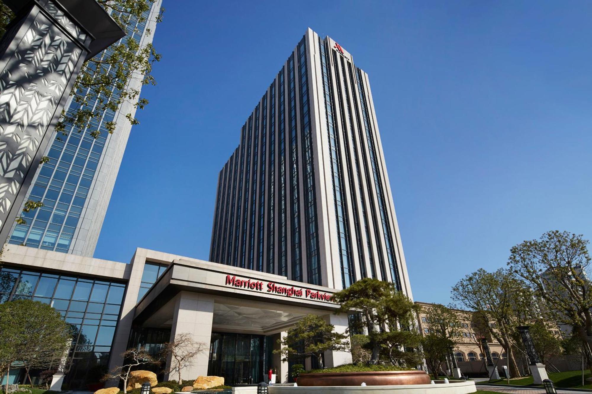 Shanghai Marriott Hotel Parkview Exterior foto