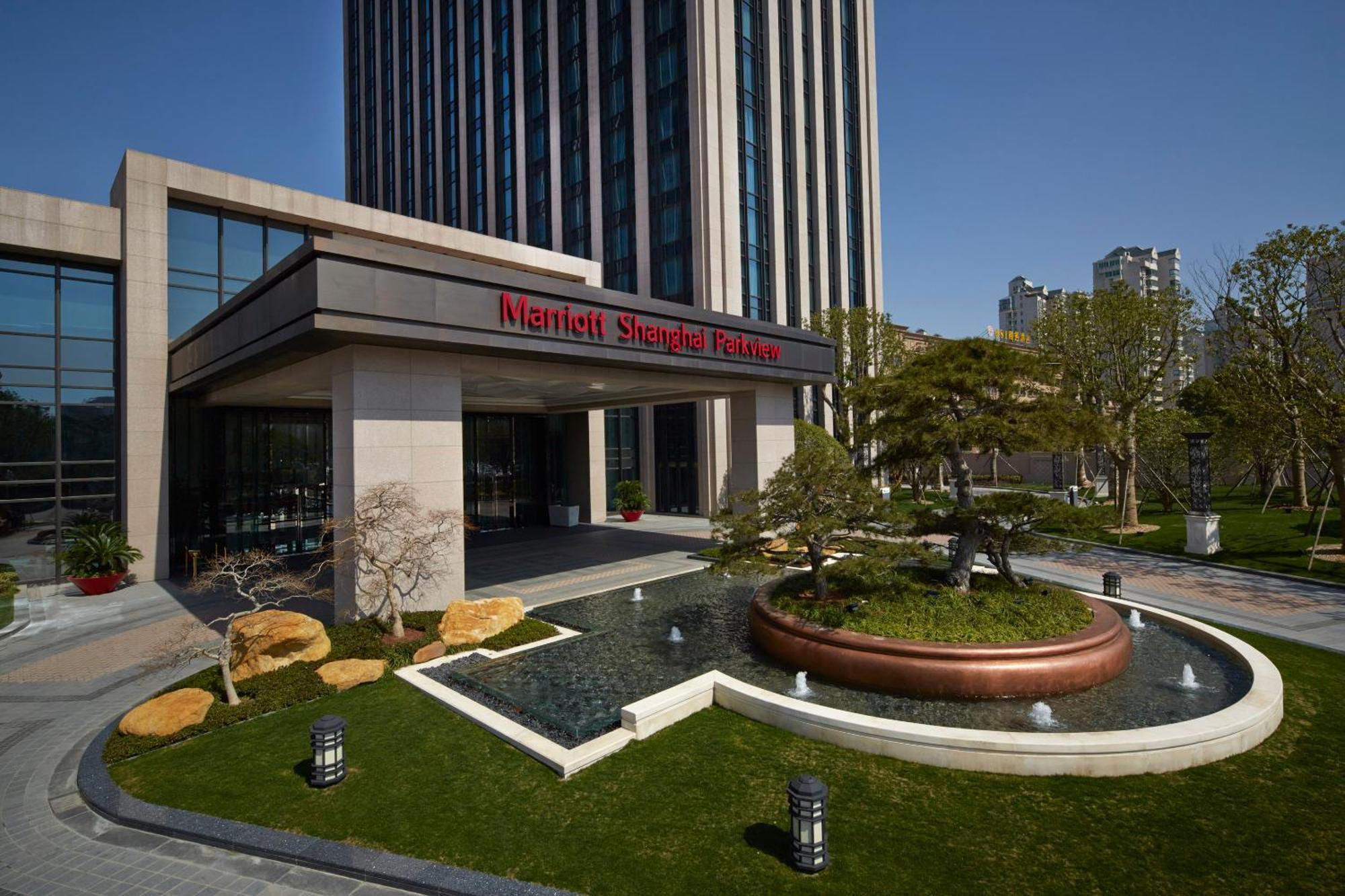 Shanghai Marriott Hotel Parkview Exterior foto