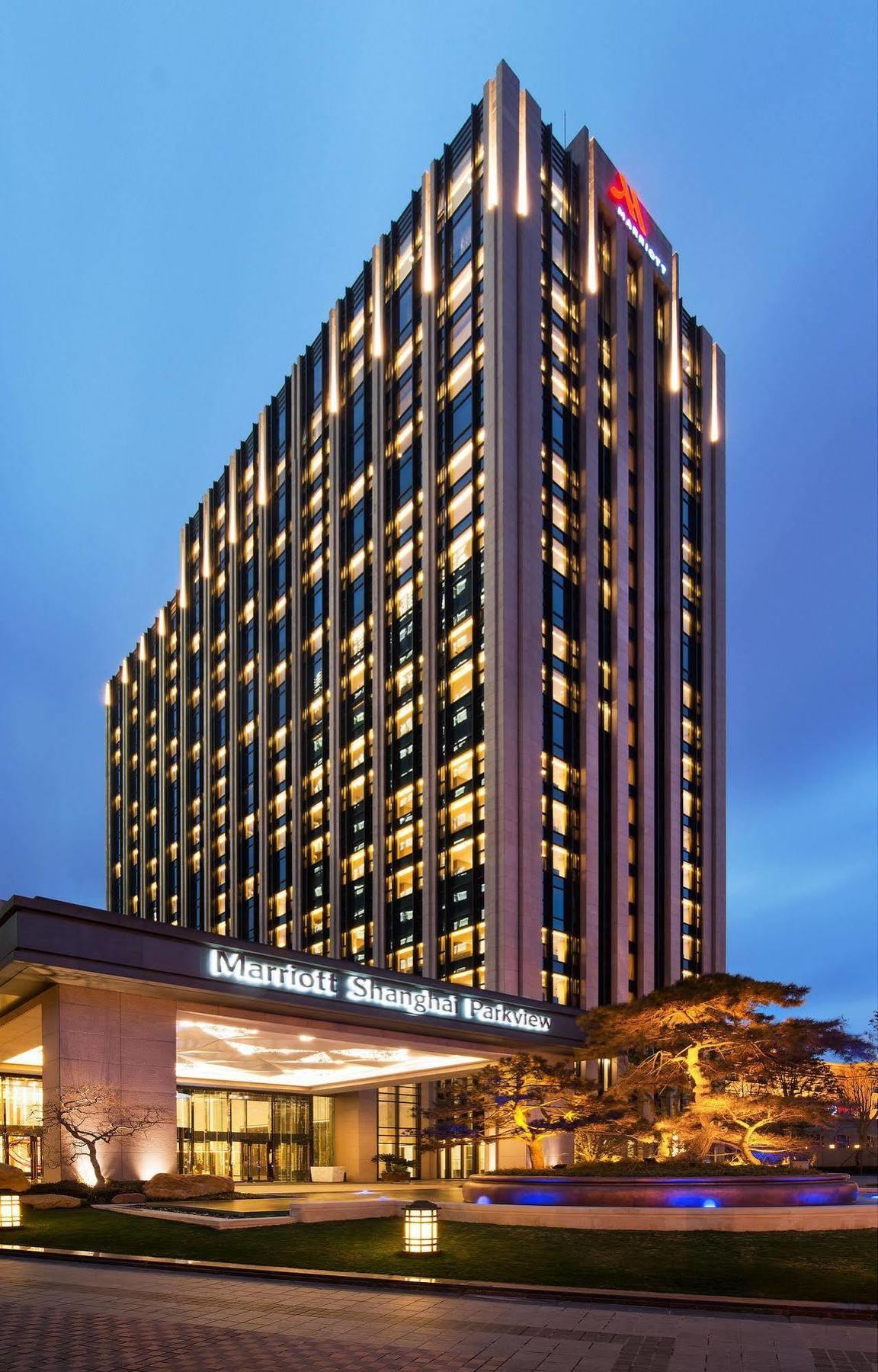 Shanghai Marriott Hotel Parkview Exterior foto